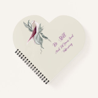 Elegantes botanisches Vogelnotizbuch Notizbuch