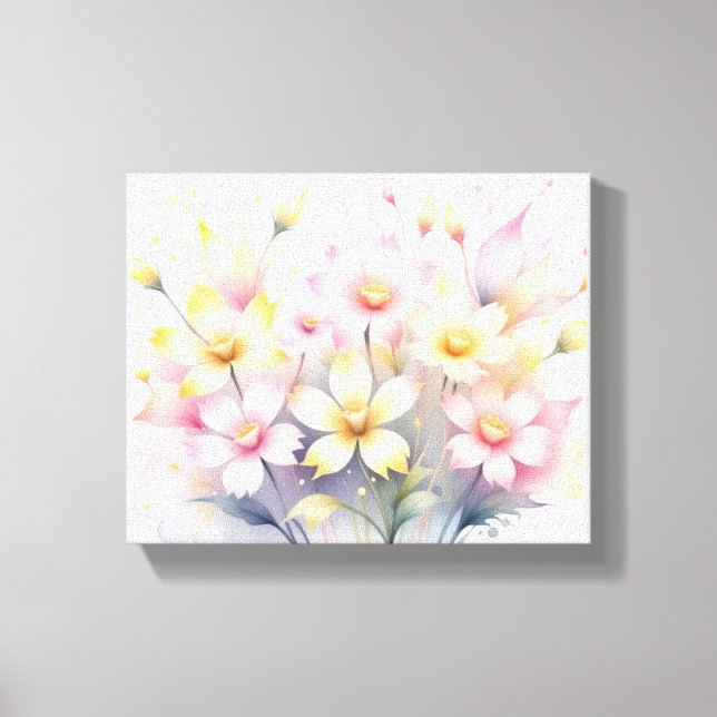 Elegantes Bouquet Leinwanddruck (Vorderseite)