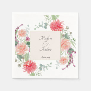 Elegantes Bouquet Serviette