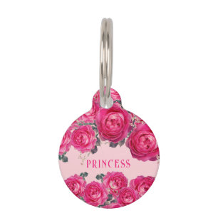 Elegantes Bouquet von Personalisierten Rose Haustiermarke