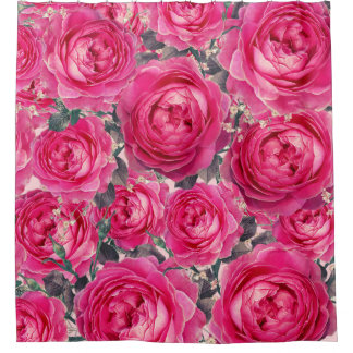 Elegantes Bouquet von Rose Duschvorhang