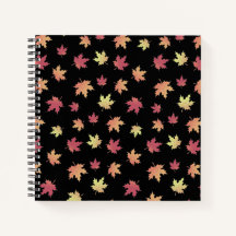 Elegantes braunes rotes Herbstmuster |