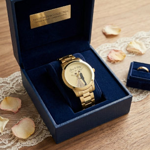 Elegantes Braut-Hochzeitsgeschenk Individuelle Eri Armbanduhr