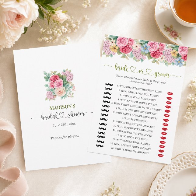 Elegantes Braut- oder Bräutigam-Bridal-Shower-Spie Einladung (Von Creator hochgeladen)