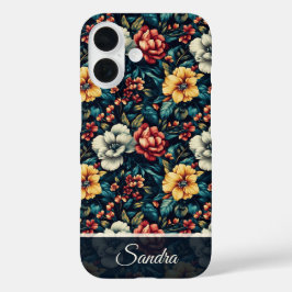 Elegantes Brautjungfern-Geschenk Rose Maßanfertigu iPhone 16 Hülle
