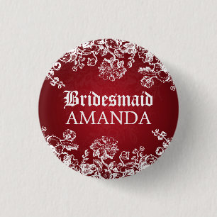 Elegantes Brautjungfern-Geschenk viktorianischer A Button