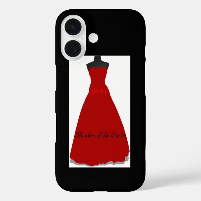 Elegantes Brautmutter Hochzeitskleid Case-Mate iPhone Hülle (Rückseite)