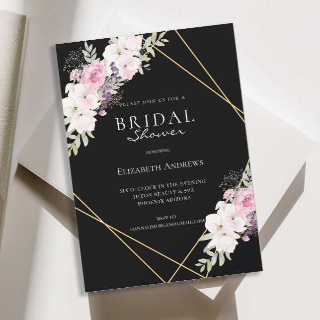 Elegantes Brautparty Boho Einladung (Von Creator hochgeladen)