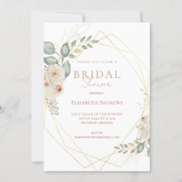 Elegantes Brautparty Boho Einladung