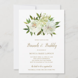 Elegantes Brautparty Einladung