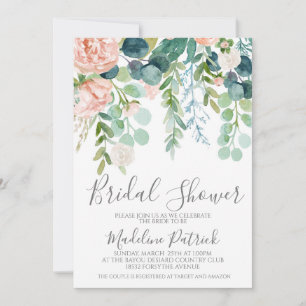 Elegantes Brautparty Einladung