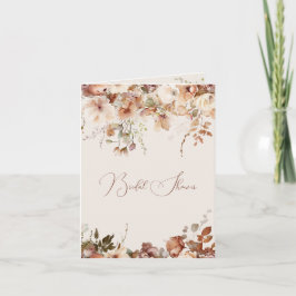 Elegantes Brautparty für einfache Blume Einladung