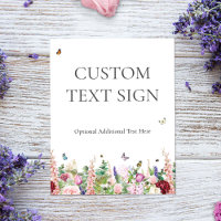 Elegantes Brautparty mit Blumen und Schmetterlinge