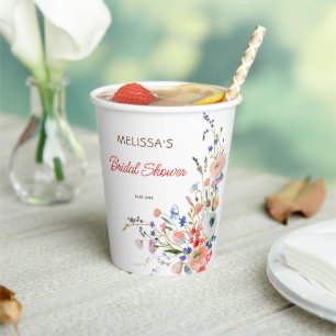 Elegantes Brautparty Pappbecher