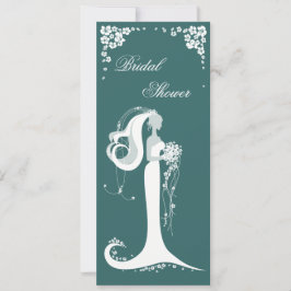 Elegantes Brautparty Party Ankündigung