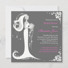 Elegantes Brautparty Party Ankündigung