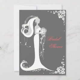 Elegantes Brautparty Party Ankündigung