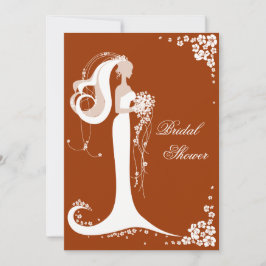 Elegantes Brautparty Party Ankündigung