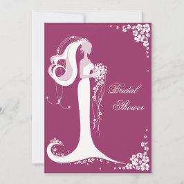 Elegantes Brautparty Party Ankündigung