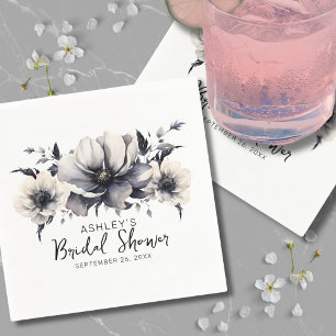 Elegantes Brautparty Wasserfarben Serviette