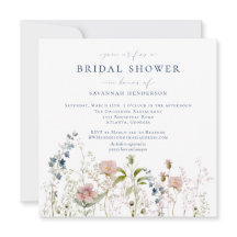 Elegantes Brautparty Watercolor Garden Blume