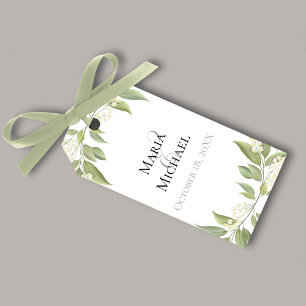 Elegantes Brautstrauß-Geschenk mit Baby-Atem Geschenkanhänger