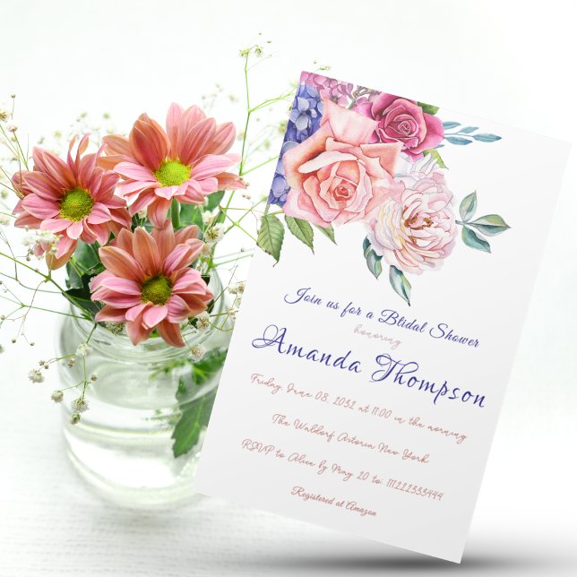 Elegantes Bridgerton theme Brautparty Tea Party Einladung (Von Creator hochgeladen)