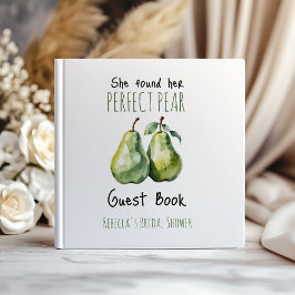 Elegantes Brunch Perfect Pear Brautparty Gästebuch