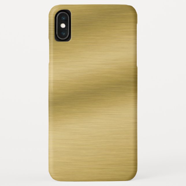 Elegantes Brushed Gold Case-Mate iPhone Hülle (Rückseite)