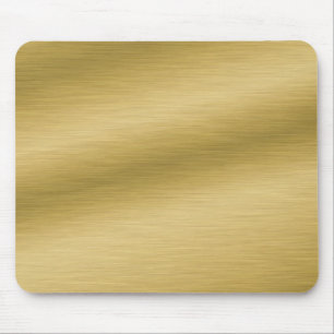 Elegantes Brushed Gold Mousepad