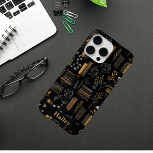 Elegantes Buchdesign - Dark Academia - Vintages Bu Case-Mate iPhone Hülle