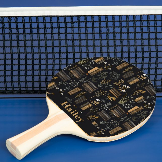 Elegantes Buchdesign - Dark Academia - Vintages Bu Tischtennis Schläger (InSitu)