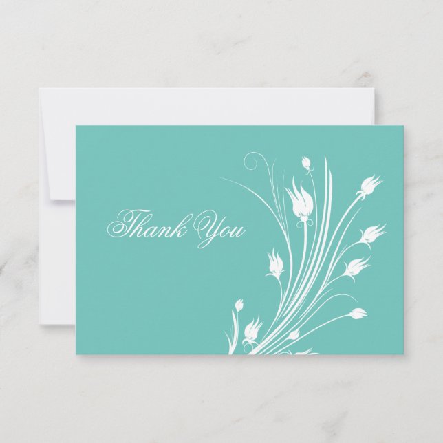Elegantes Budget Business Custom Danke Cards (Vorderseite)