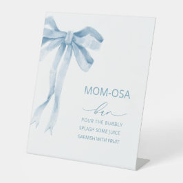 Elegantes Bugband Babydusche Sockelschild