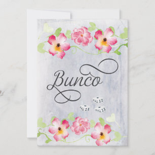Elegantes Bunco Girls Night Out Party Einladung