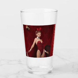 Elegantes Bunny Girl Glas