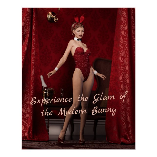 Elegantes Bunny Girl Poster (Vorderseite)