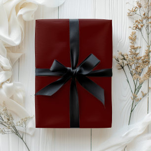 Elegantes burgunderrotes Geschenkpapier