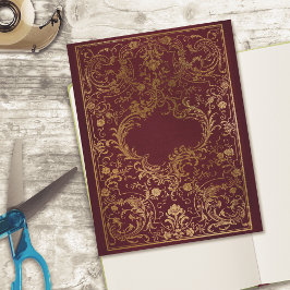 Elegantes Burgundy Imitate Leather Scrapbook