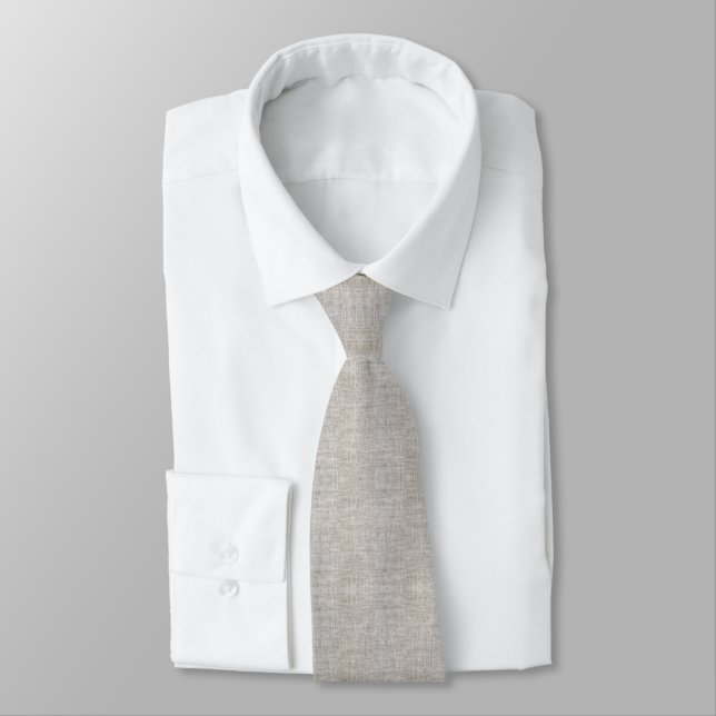 Elegantes Burlap-Muster Krawatte (Gebunden)