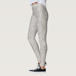 Elegantes Burlap-Muster Leggings