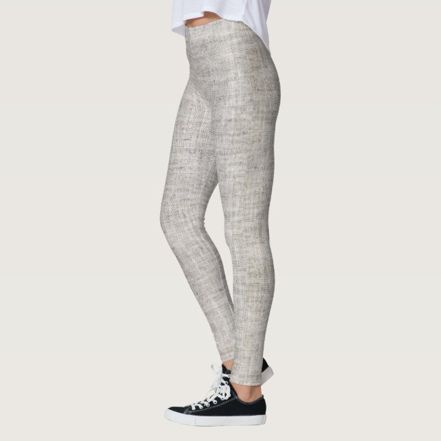 Elegantes Burlap-Muster Leggings (Links)