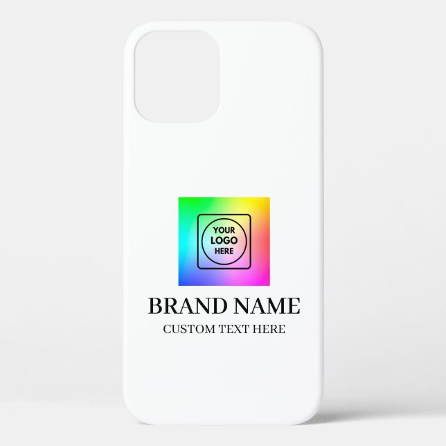 Elegantes Business-Logo Werbe-iPhone-Case Case-Mate iPhone Hülle (Rückseite)