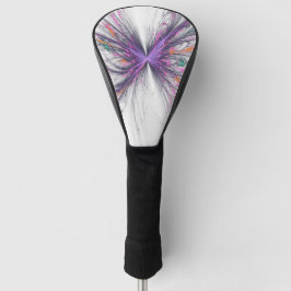 Elegantes Butterfly Fraktal Golf Headcover