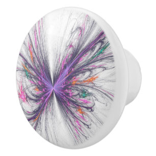 Elegantes Butterfly-Fraktal Keramikknauf