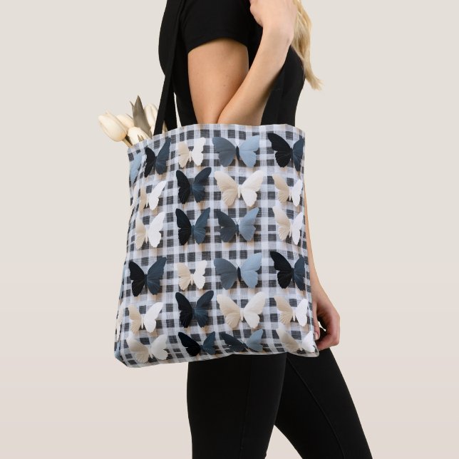 Elegantes Butterfly Grid Pattern (Von Nahem)