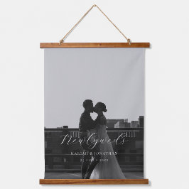 Elegantes Calligrafy Script-Foto - Neues Geschenk Wandteppich Mit Holzrahmen