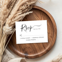 Elegantes Calligrafy Script Minimalistisch Wedding