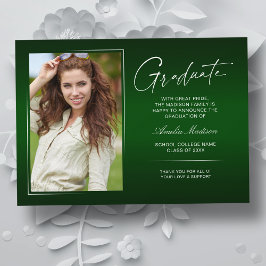 Elegantes Calligraphy Ink Script Modernes Grad Fot Ankündigung