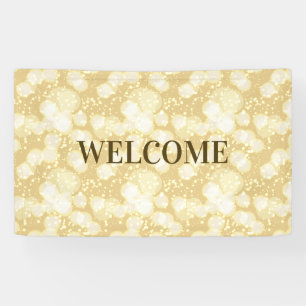 Elegantes Champagne Bubbles Banner